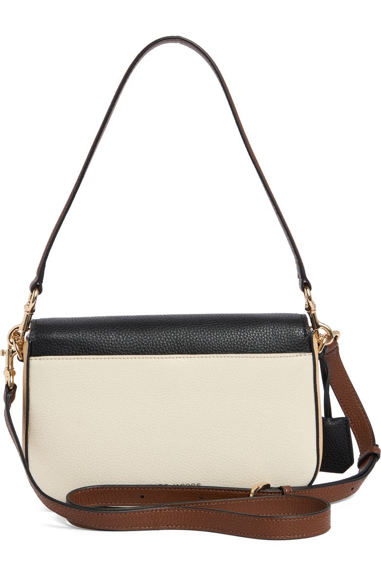 Marc Jacobs The Bold Saddle Leather Shoulder Bag, Alternate, color, Black Multi