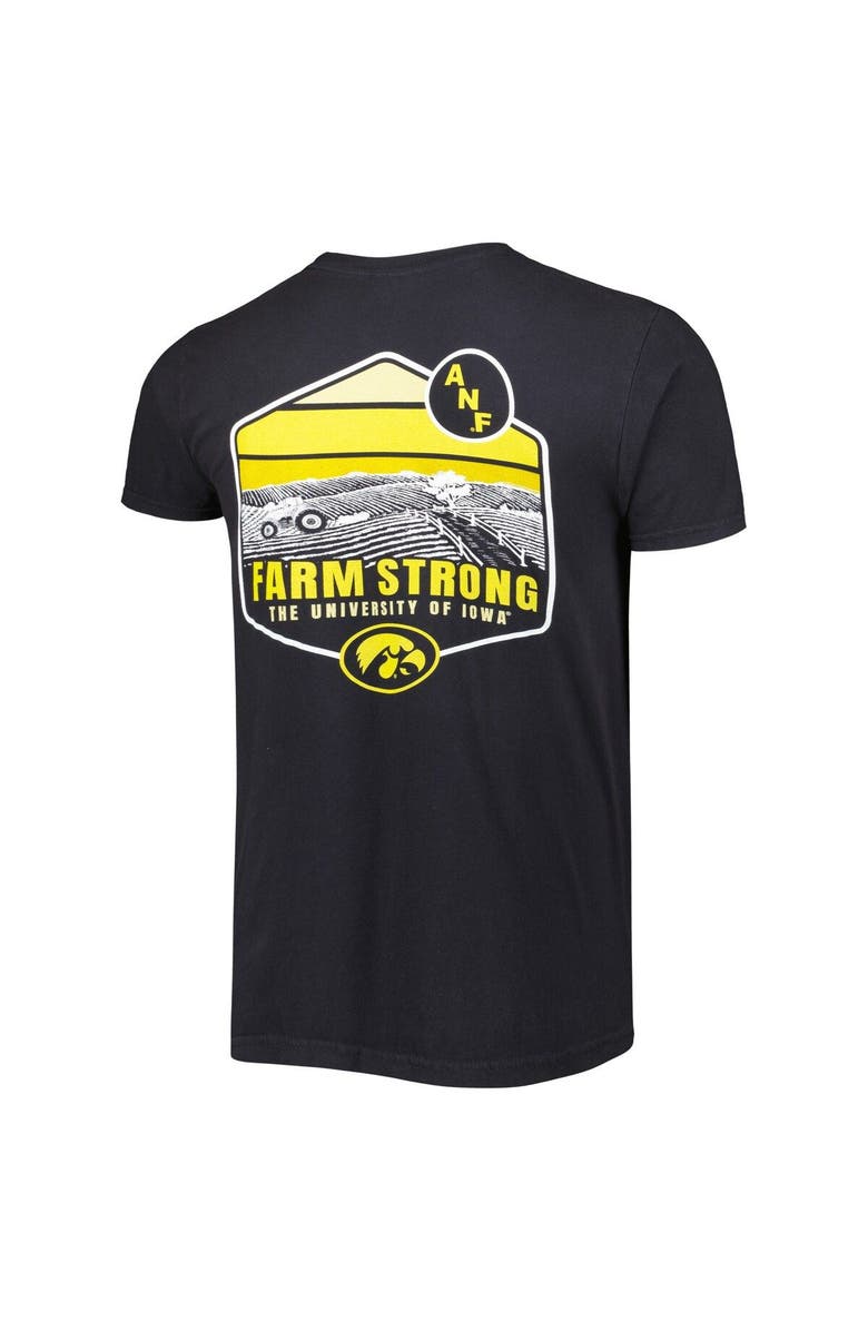 IMAGE ONE Men's Black Iowa Hawkeyes Hyperlocal T-Shirt, Alternate, color, Black