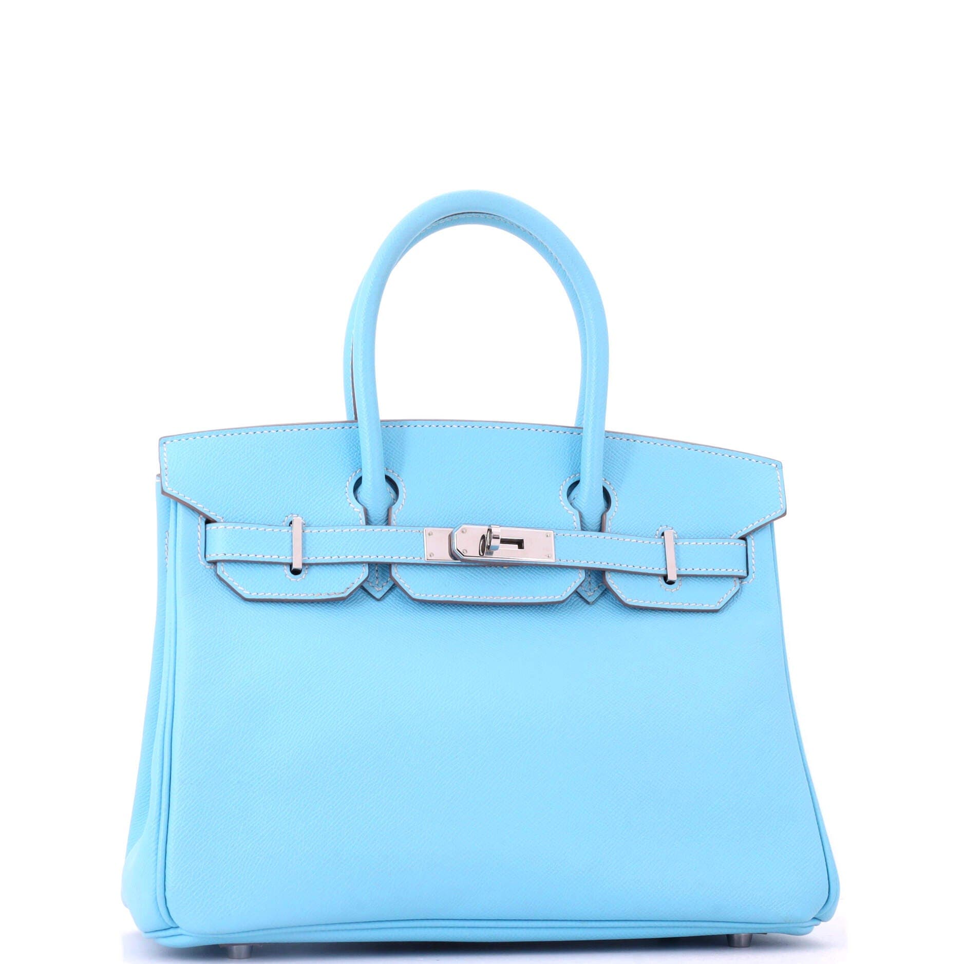 Pre-Owned Hermes Candy Birkin Bag Epsom 30, Alternate, color, Candy-Bleu Celeste/Mykonos