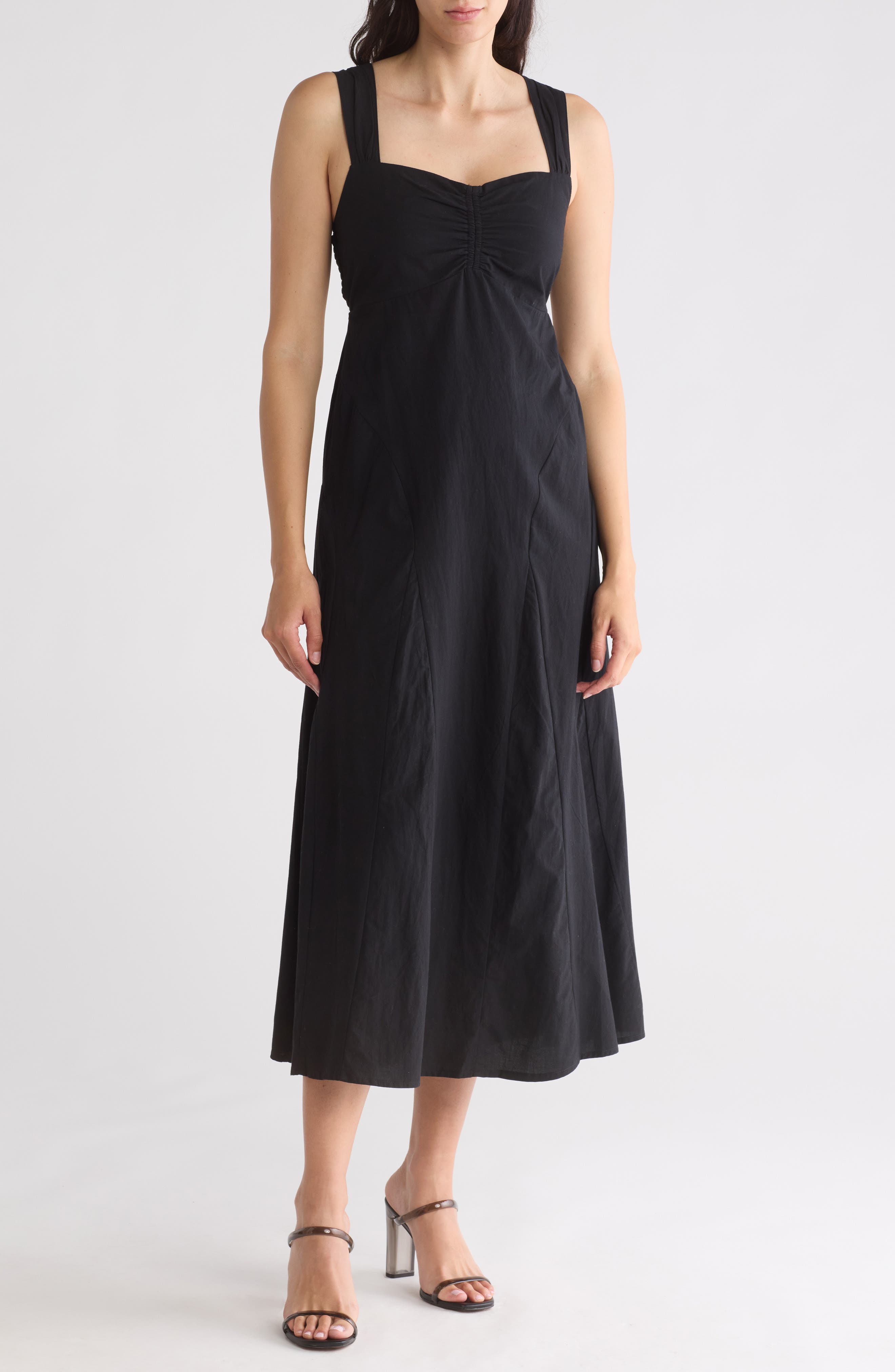 STITCHDROP Bae Shore Sleeveless Midi Dress