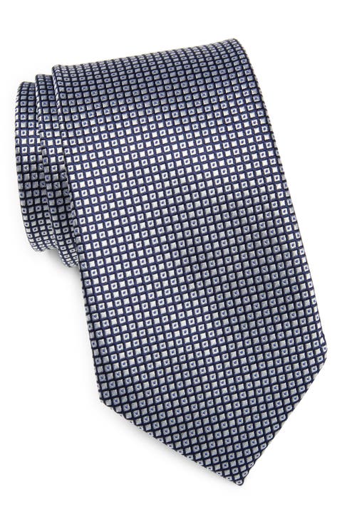 Neat Woven Silk Tie