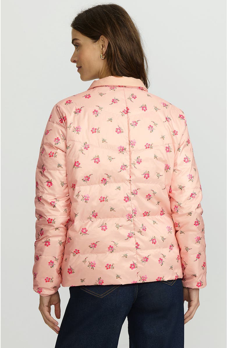 Lands' End Wanderweight Reversible Packable Down Jacket, Alternate, color, Pink/Oyster Pink Floral
