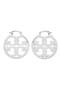 Small Miller Logo Hoop Earrings