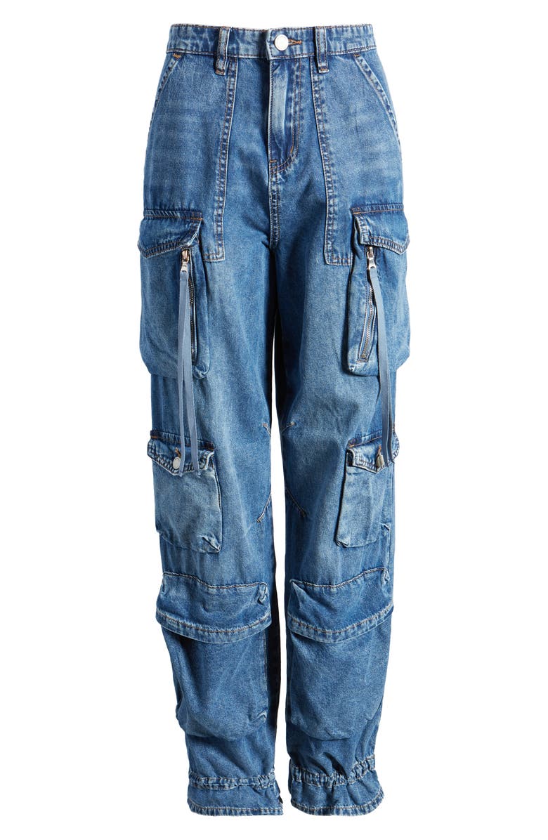 BLANKNYC Cargo Denim Joggers, Alternate, color,