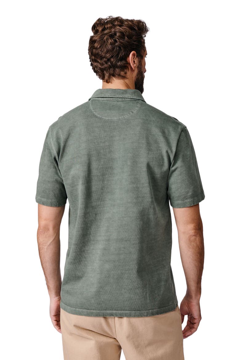 Arkwright Heavyweight Jersey Polo Shirt, Alternate, color, Khaki