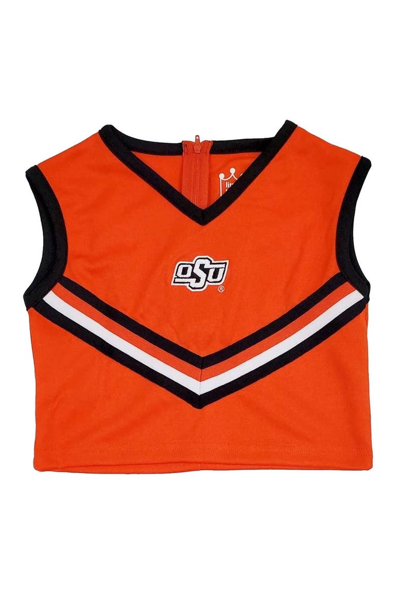 Girls Youth Orange Oklahoma State Cowboys 2-Piece Cheer Set, Alternate, color, Orange