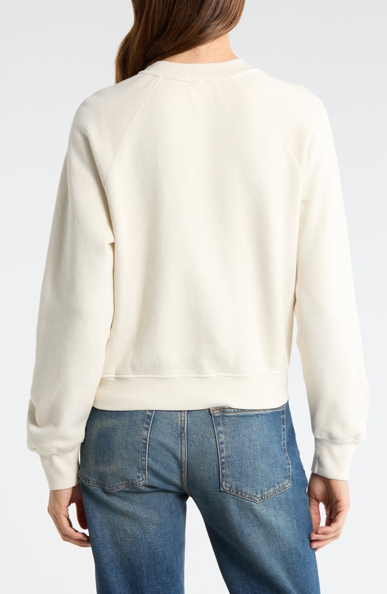 Re/Done Not Yours Graphic Sweatshirt, Alternate, color, Vintage White