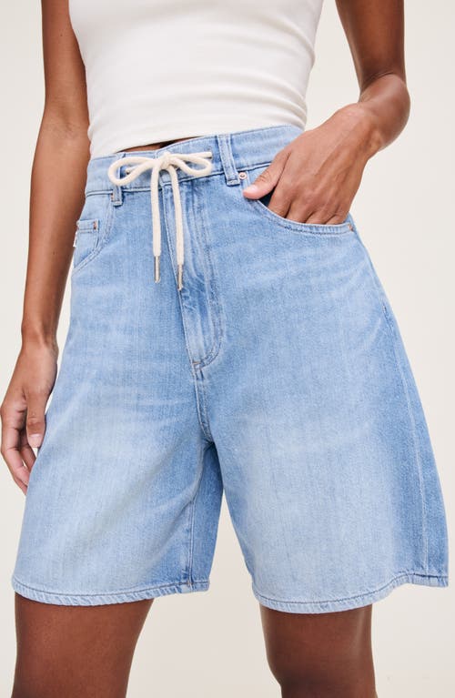 DL1961 DL1961 TAYLOR DRAWSTRING HIGH WAIST DENIM SHORTS 