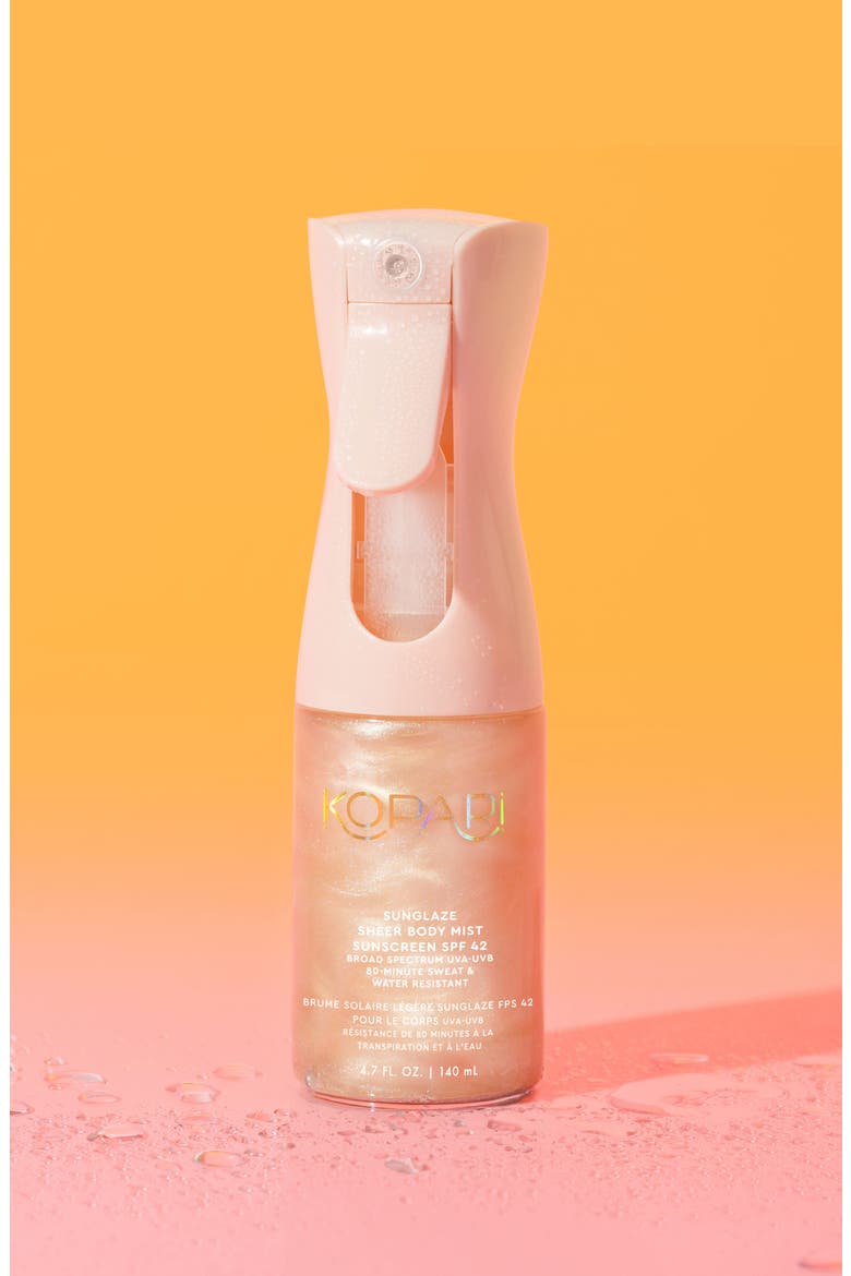 Sunglaze Sheer Body Mist Sunscreen SPF 42, Alternate, color, NO COLOR