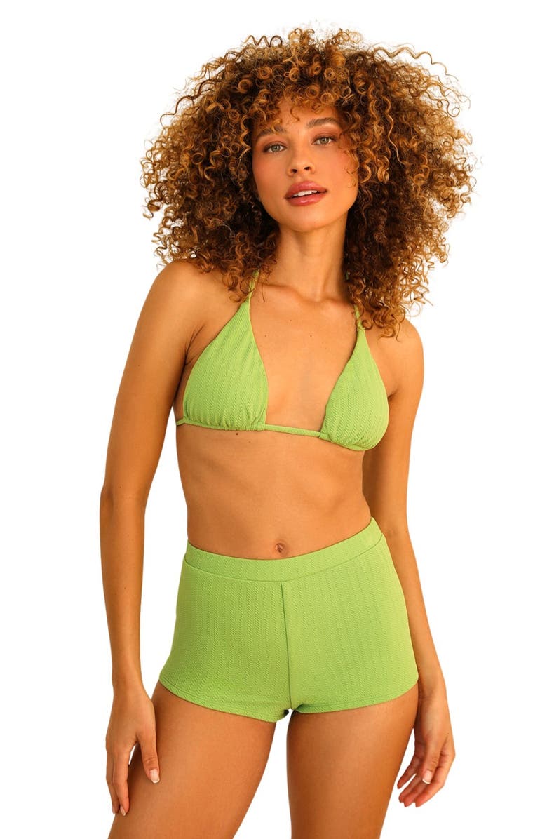 Dippin Daisys Farrah Elastic Waist Short, Main, color, Avocado