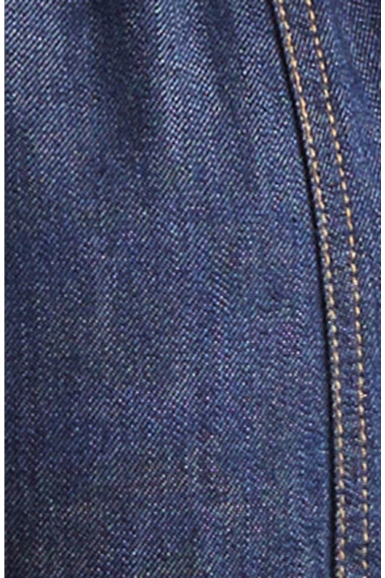 Kindred Spirit Belted Denim Midi Dress, Alternate, color, HARBOUR BLUE