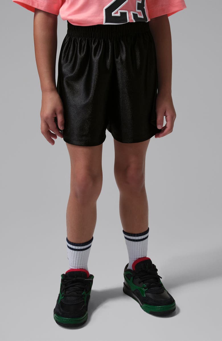 Jordan Kids' Flowy T-Shirt & Short Set, Alternate, color, Black