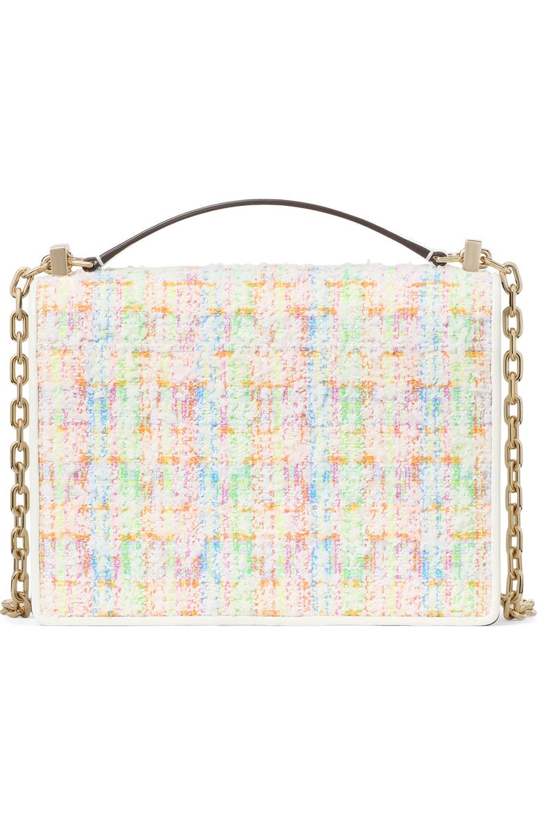 Kate Spade New York deco tweed convertible shoulder bag, Alternate, color,