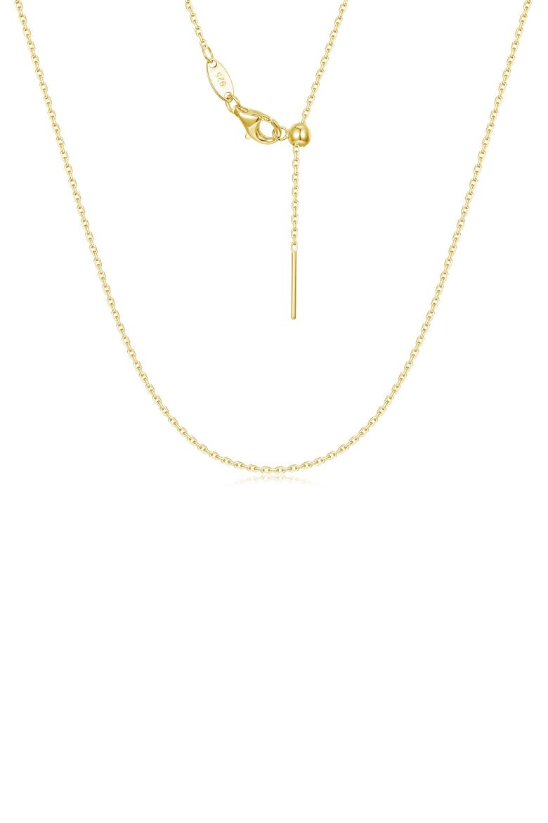 Bolo Chain Necklace, Main, color, GOLD