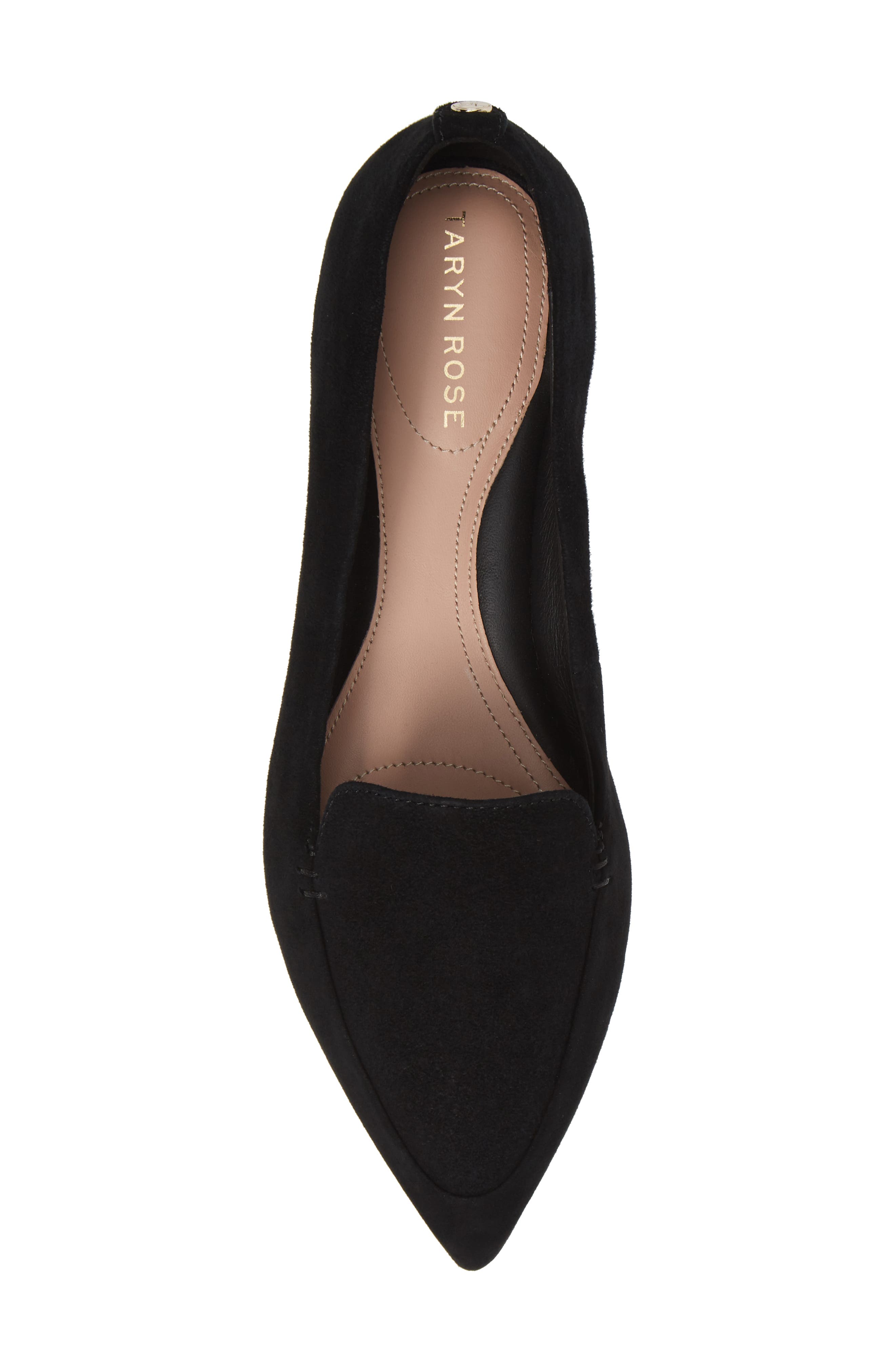 Taryn Rose Faye Pointy Toe Loafer, Alternate, color, 