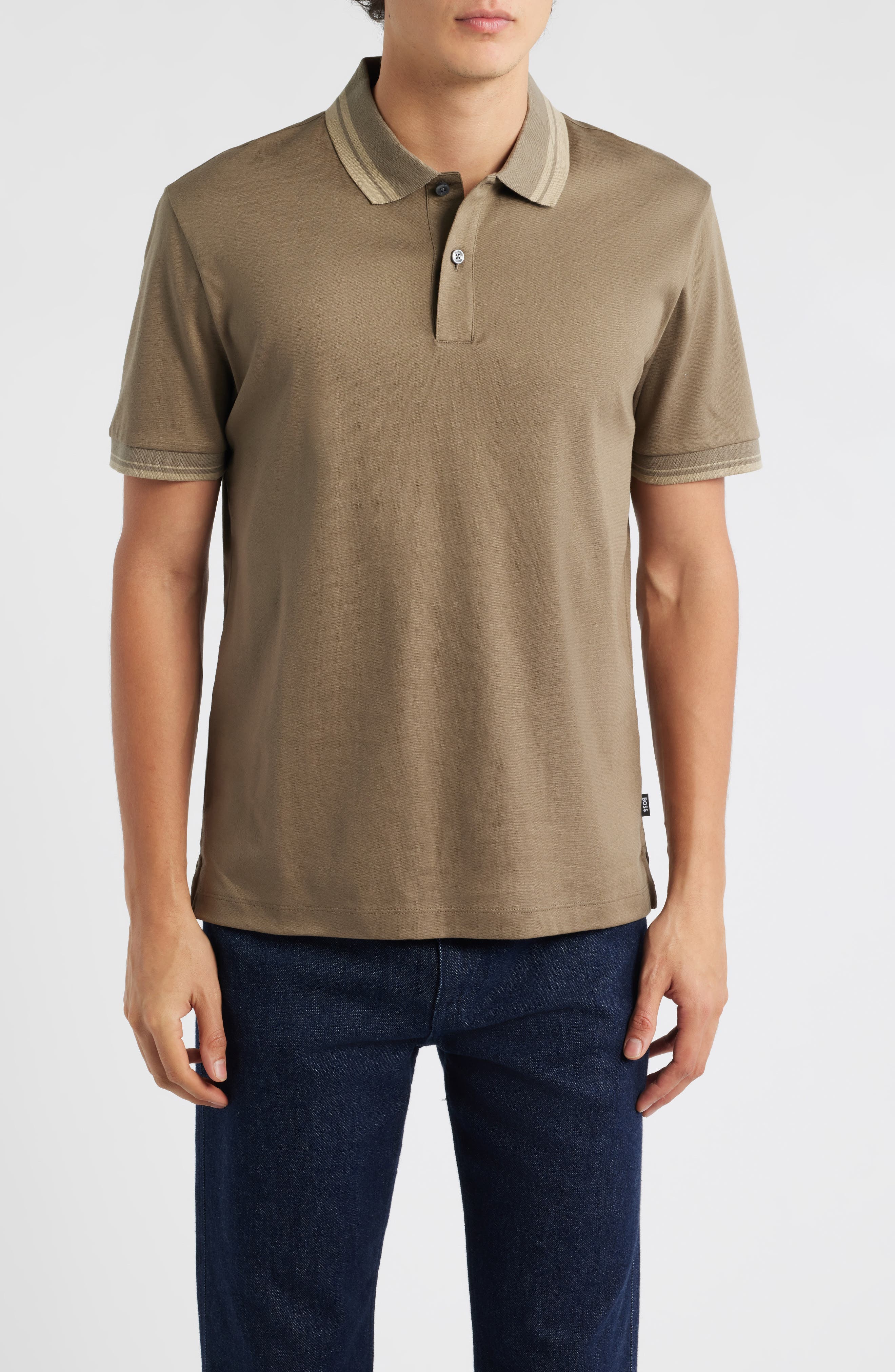 Parlay Tipped Cotton Polo - image 3