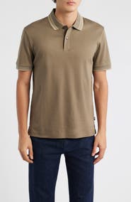 BOSS Parlay Tipped Cotton Polo