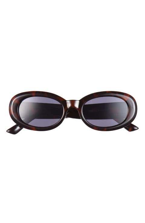 Chunky Oval Sunglasses