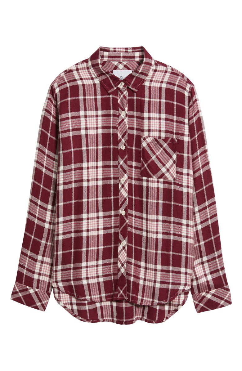 Rails Hunter Plaid Button-Up Shirt, Alternate, color, Winterberry