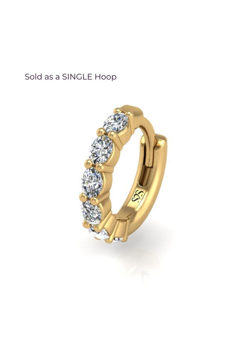 The Big-O Single Hoop, Main, color, Yellow Gold