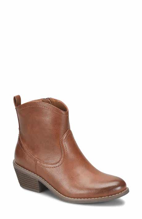 Abbie Faux Leather Bootie