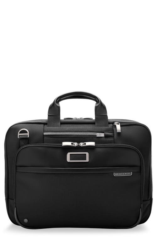 Briggs & Riley Medium Expandable Brief In Black