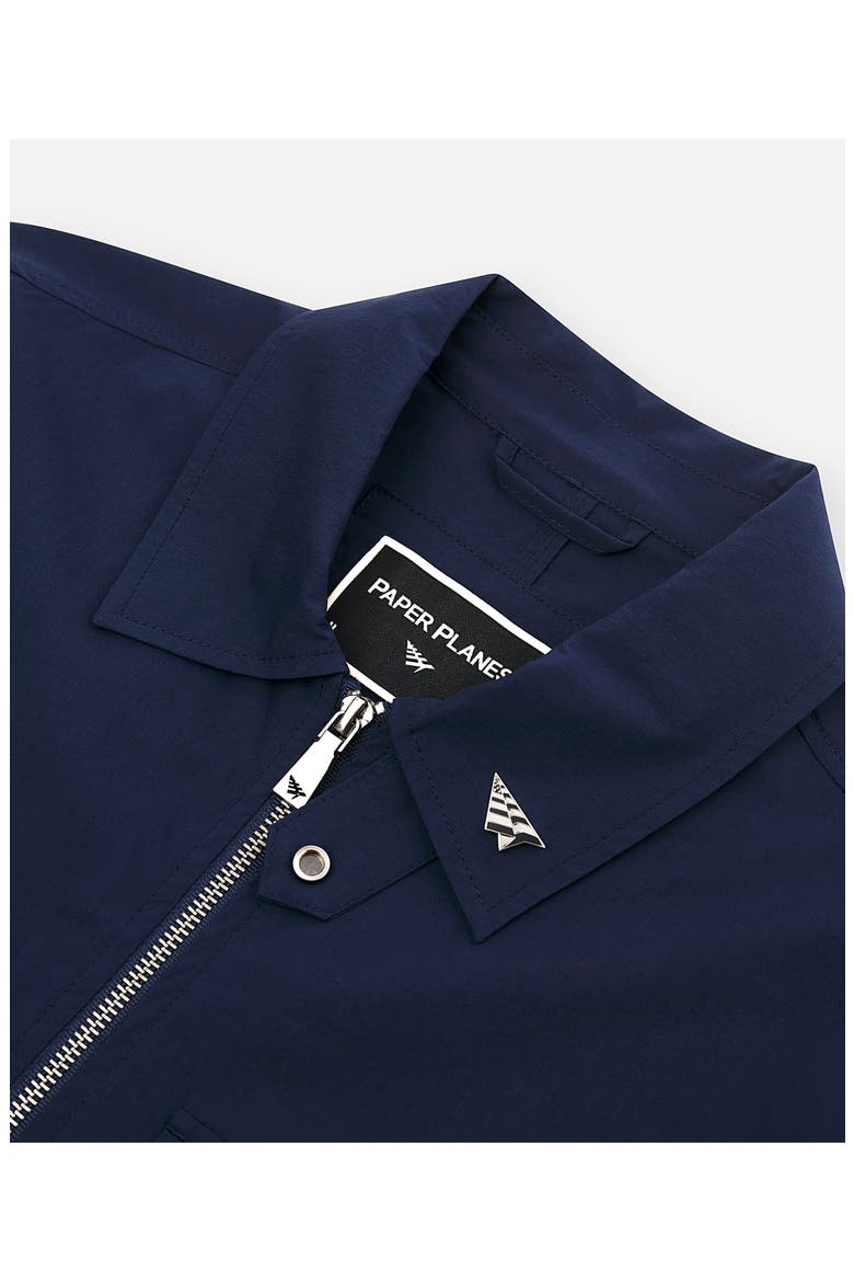Cotton Blend Utility Jacket, Alternate, color, NAVY