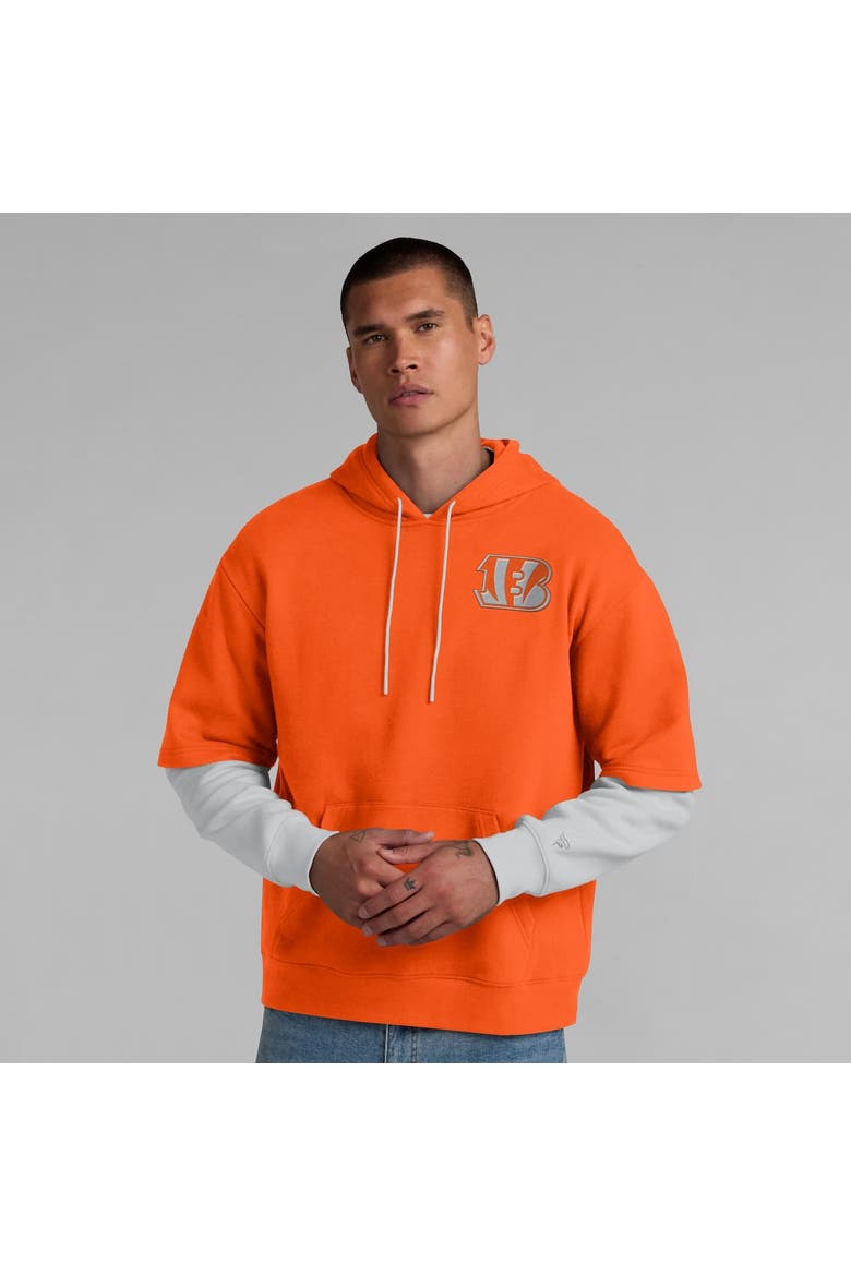 Unisex Fanatics  Orange Cincinnati Bengals Sleek Elements Pullover Hoodie, Alternate, color, Orange