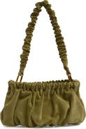 Marni Ruched Suede Leather Clutch
