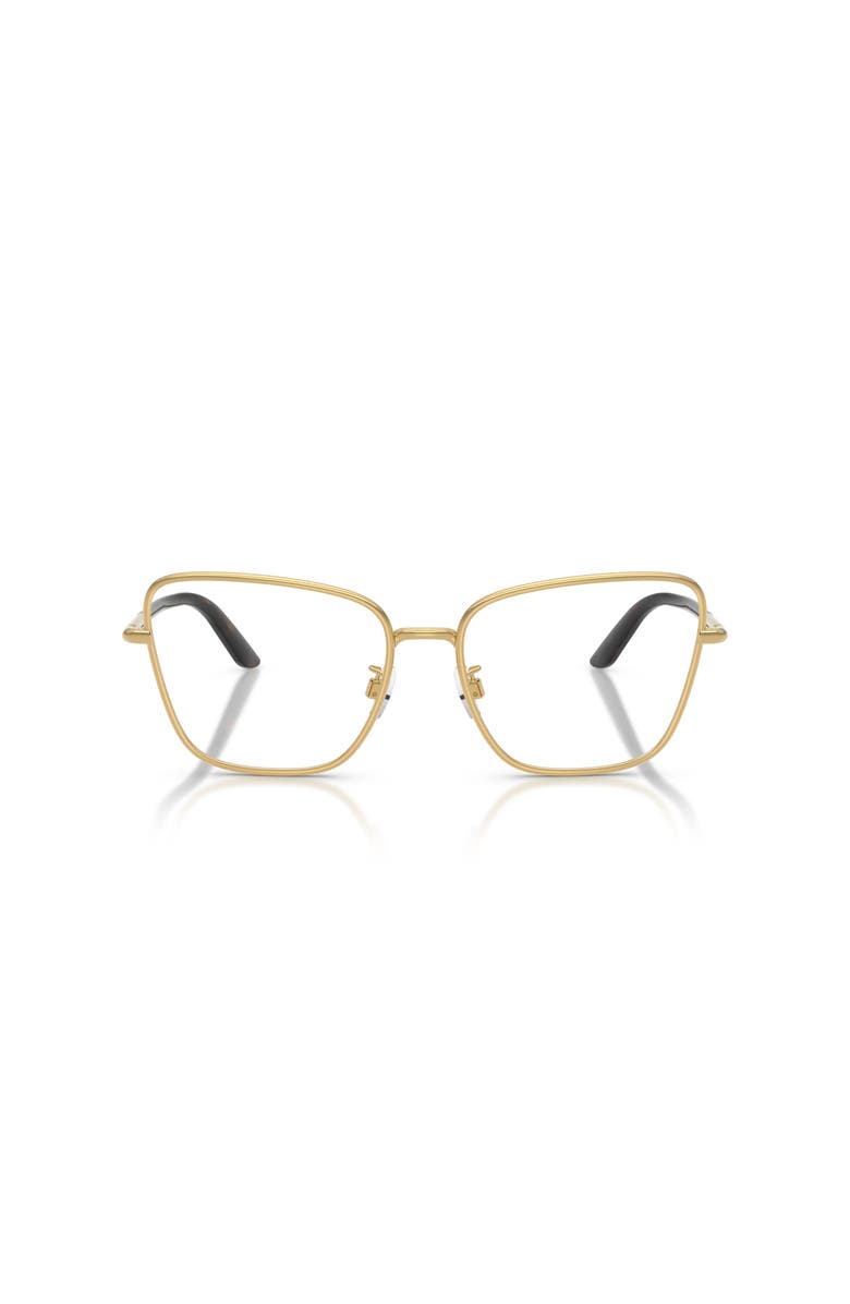 Dolce&Gabbana 57mm Cat Eye optical glasses, Alternate, color, Gold