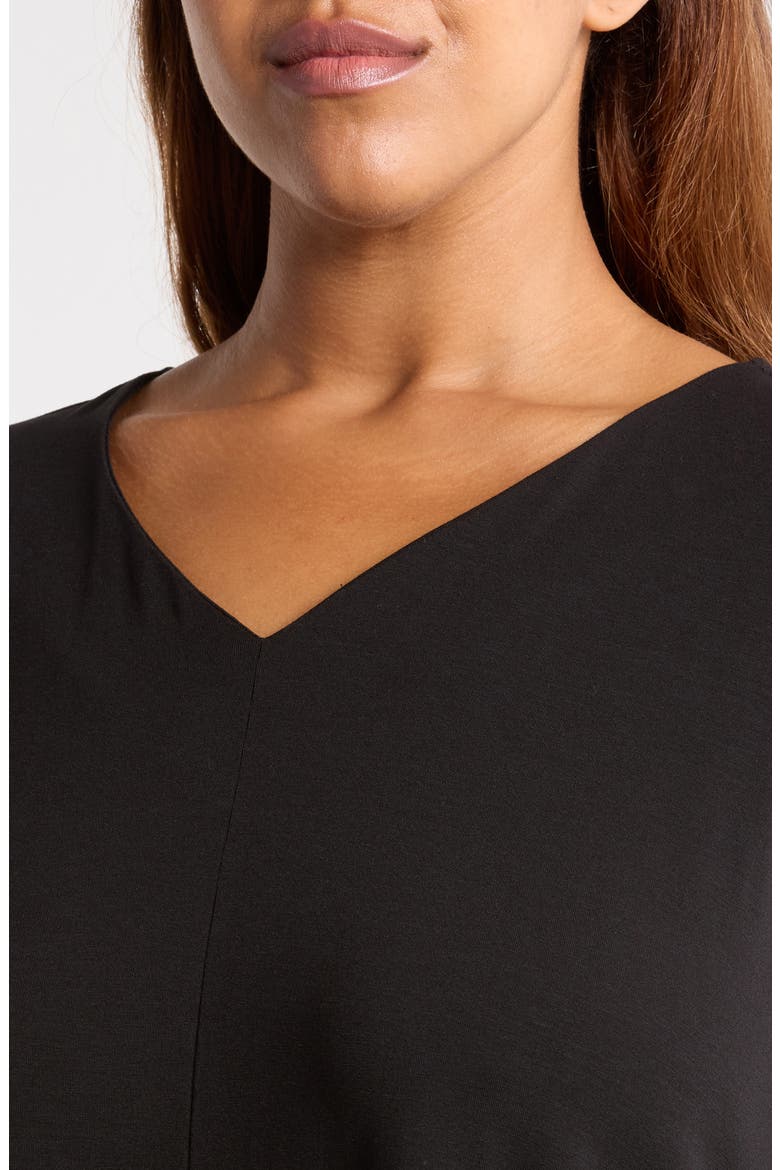 Tunic Top, Alternate, color, BLACK