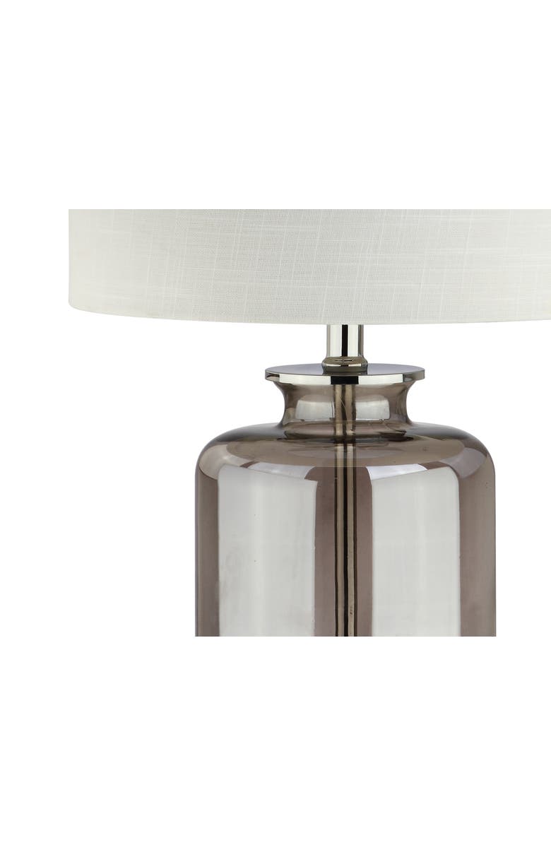 JONATHAN Y Marsh Glass LED Table Lamp, Alternate, color, Smoke Gray