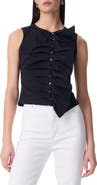 Robert Rodriguez Reina Poplin Ruffle Tank