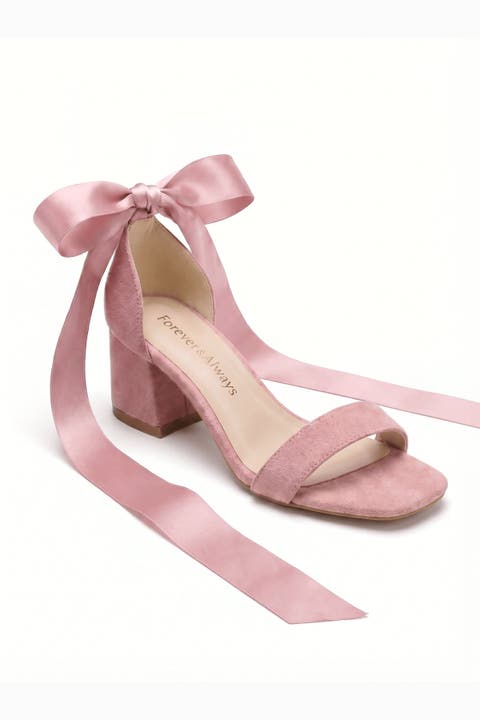 Rova Bow Block Heel Sandal