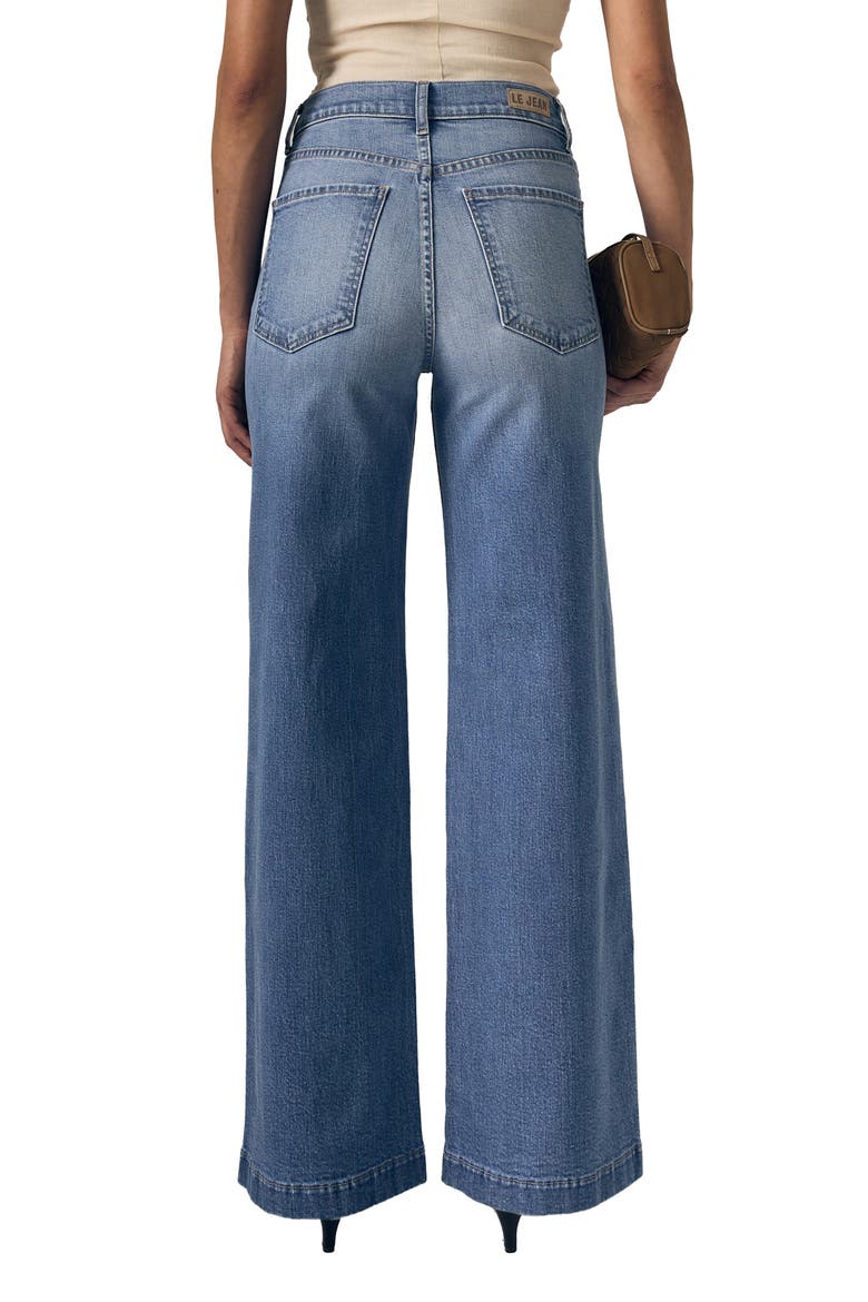 Georgia Patch Pocket Wide Leg Jeans, Alternate, color, HIDDEN GEM