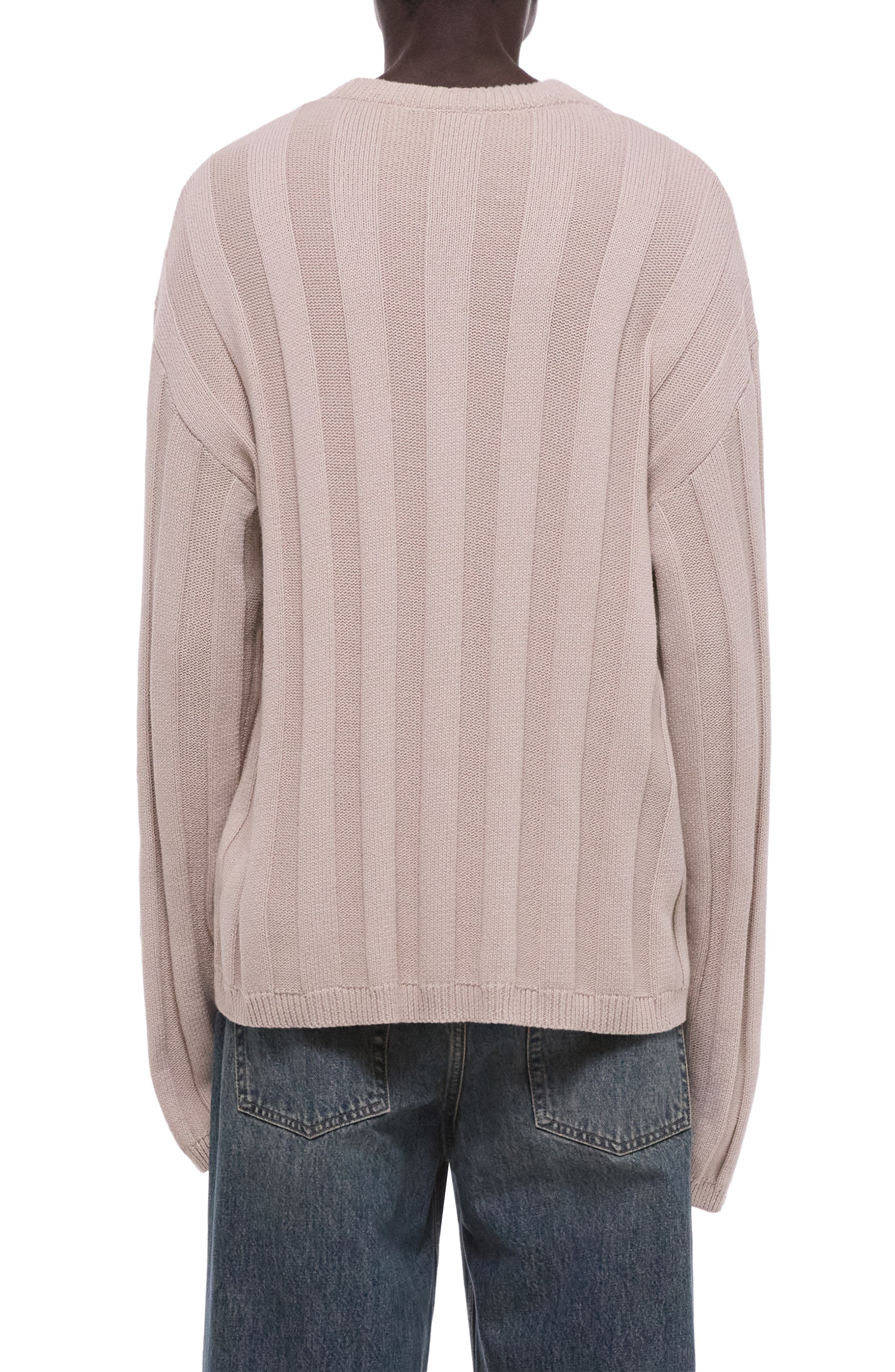 Oversize Ribbed Sweater - image 2
