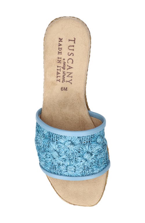 EASY STREET EASY STREET RICCI ESPADRILLE PLATFORM WEDGE SLIDE SANDAL
