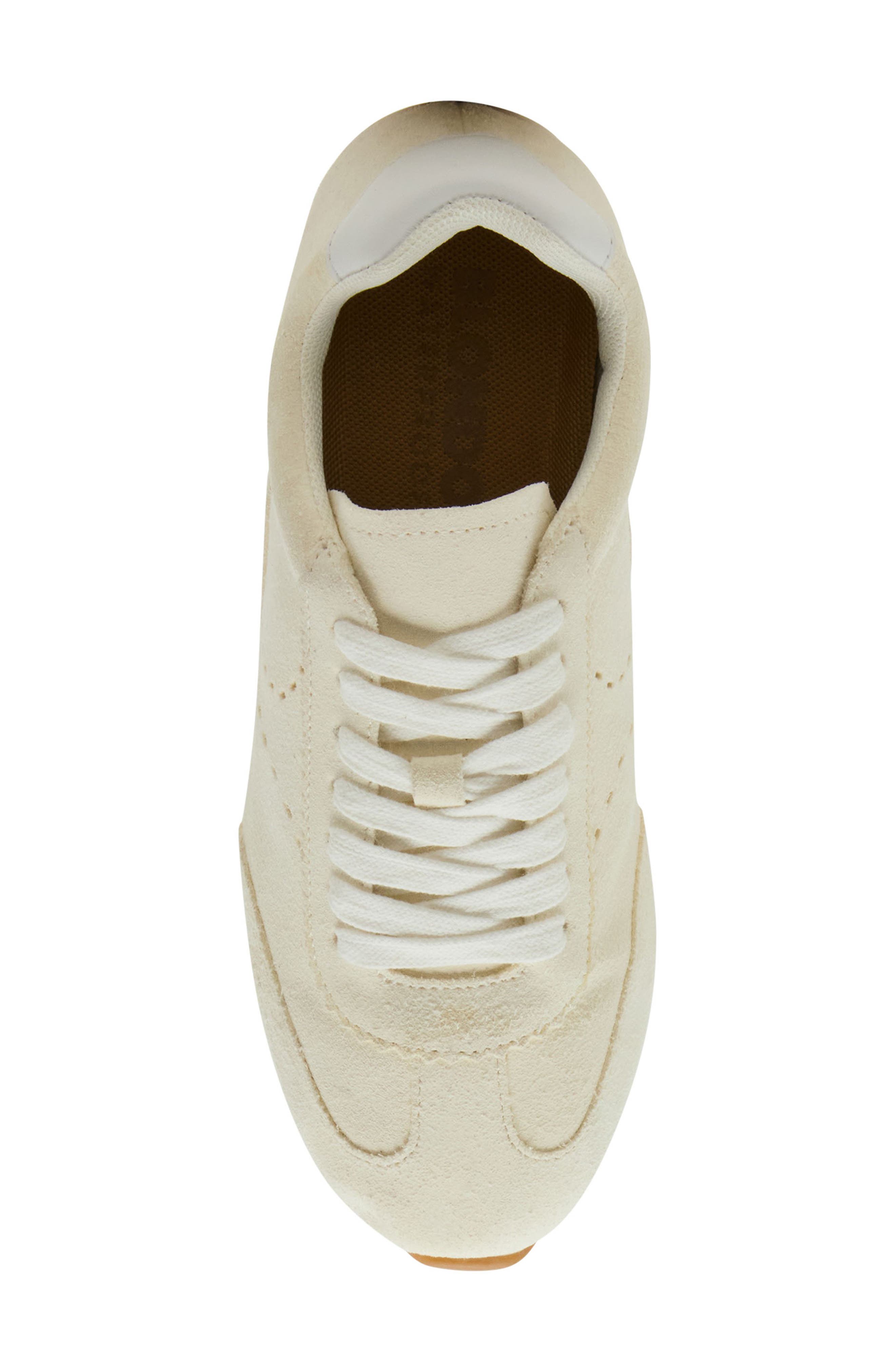 Carmen Waterproof Sneaker, Alternate, color, WHITE SUEDE