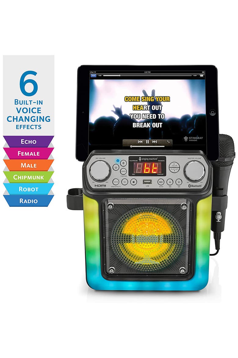 Groove Cube Mini Karaoke Machine, Alternate, color, BLACK