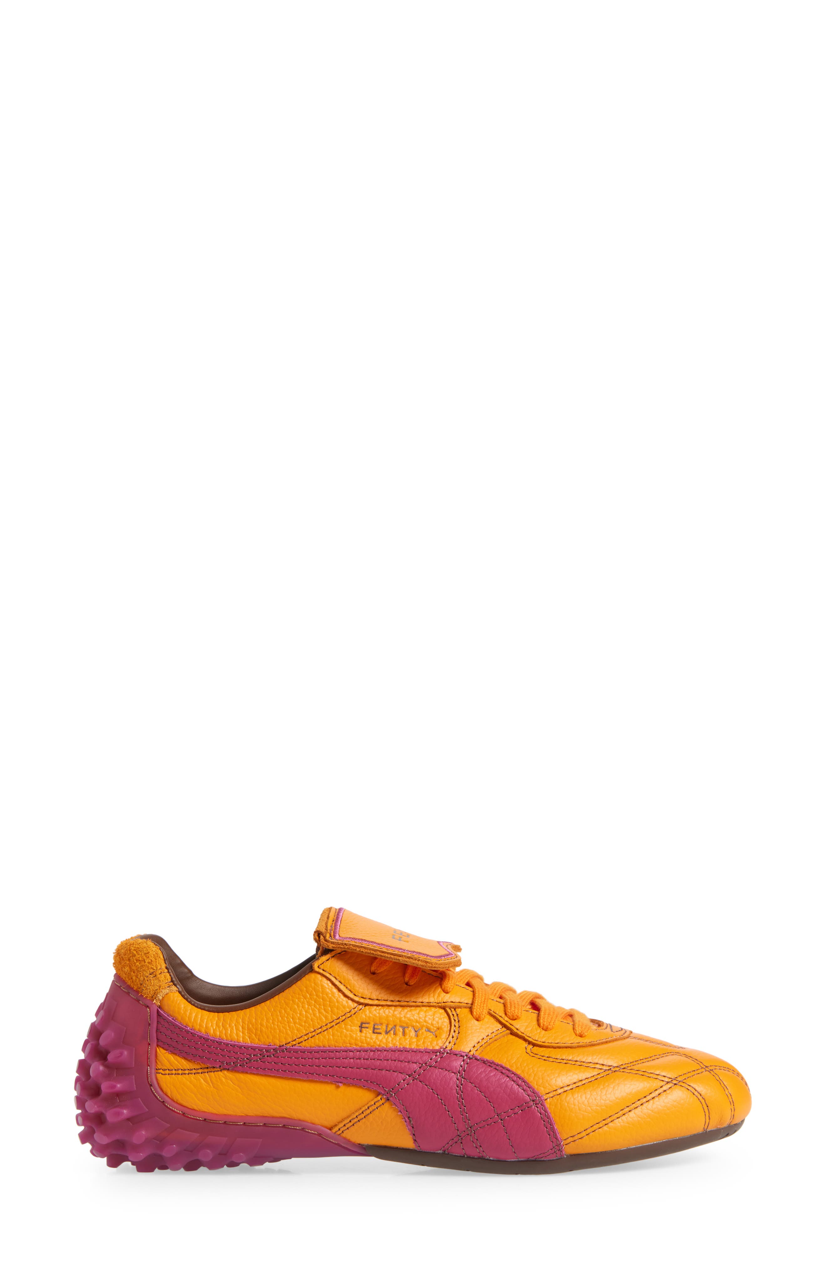 PUMA x FENTY Avanti LS Stitched Sneaker, Alternate, color, Pumpkin Pie-Pinktastic