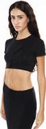 Mother of All Papper Short Sleeve Crop Top