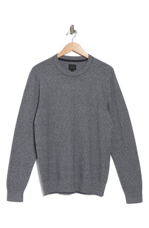 14th & Union Organic Cotton & Cashmere Blend Crewneck Sweater In Gray