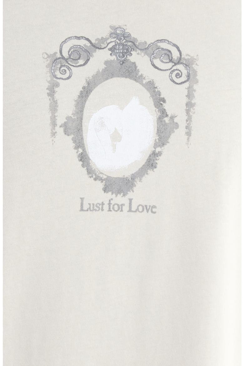 Lust for Love Cotton Graphic T-Shirt, Alternate, color, GREY WASH