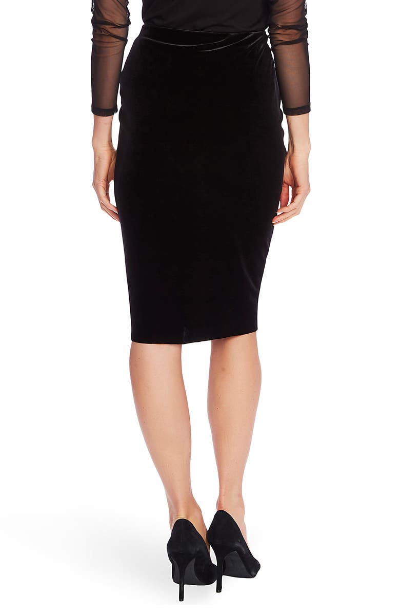 Vince Camuto Velvet Tube Skirt, Alternate, color, 