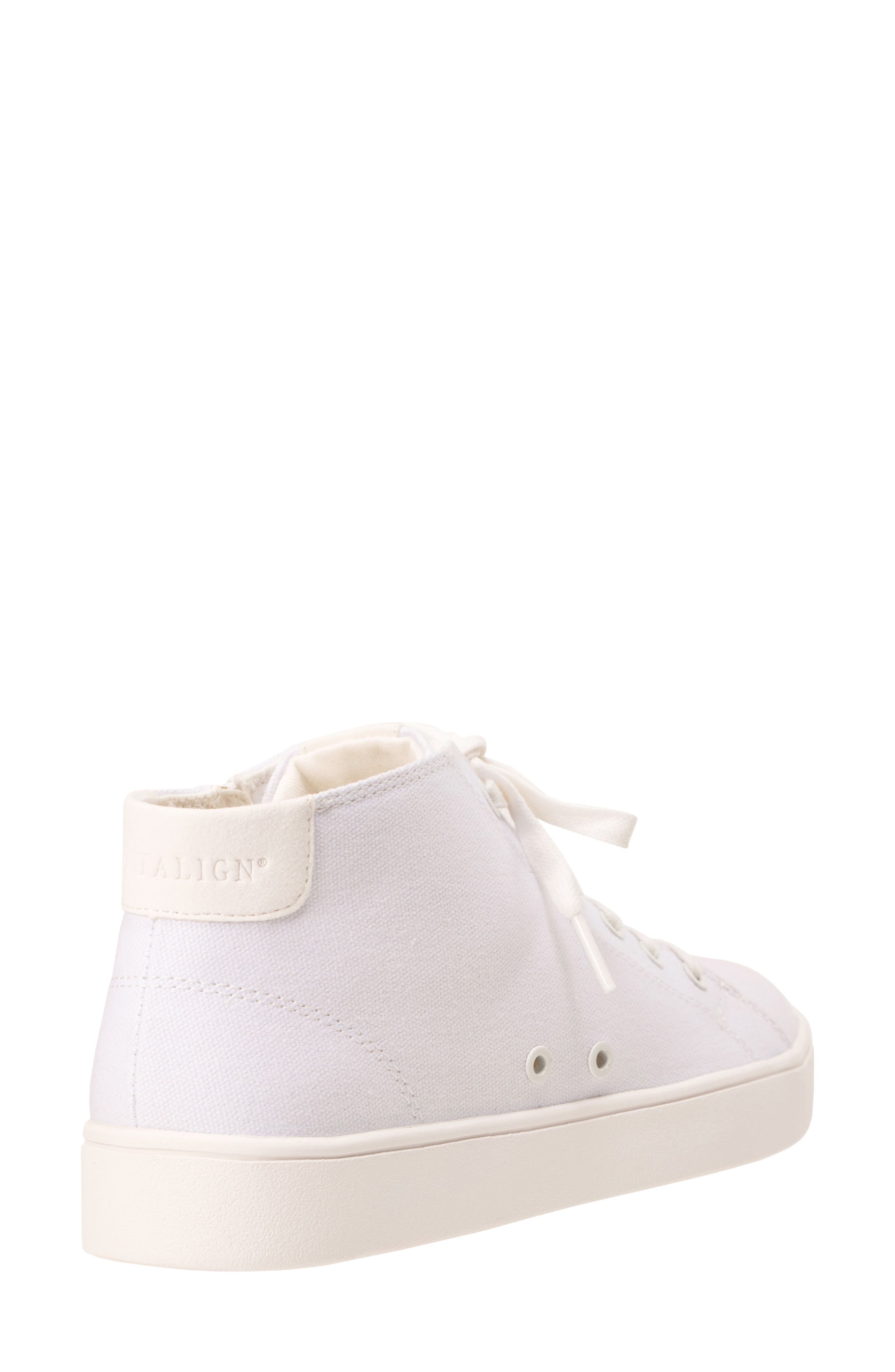 Emery High Top Sneaker, Alternate, color, WHITE