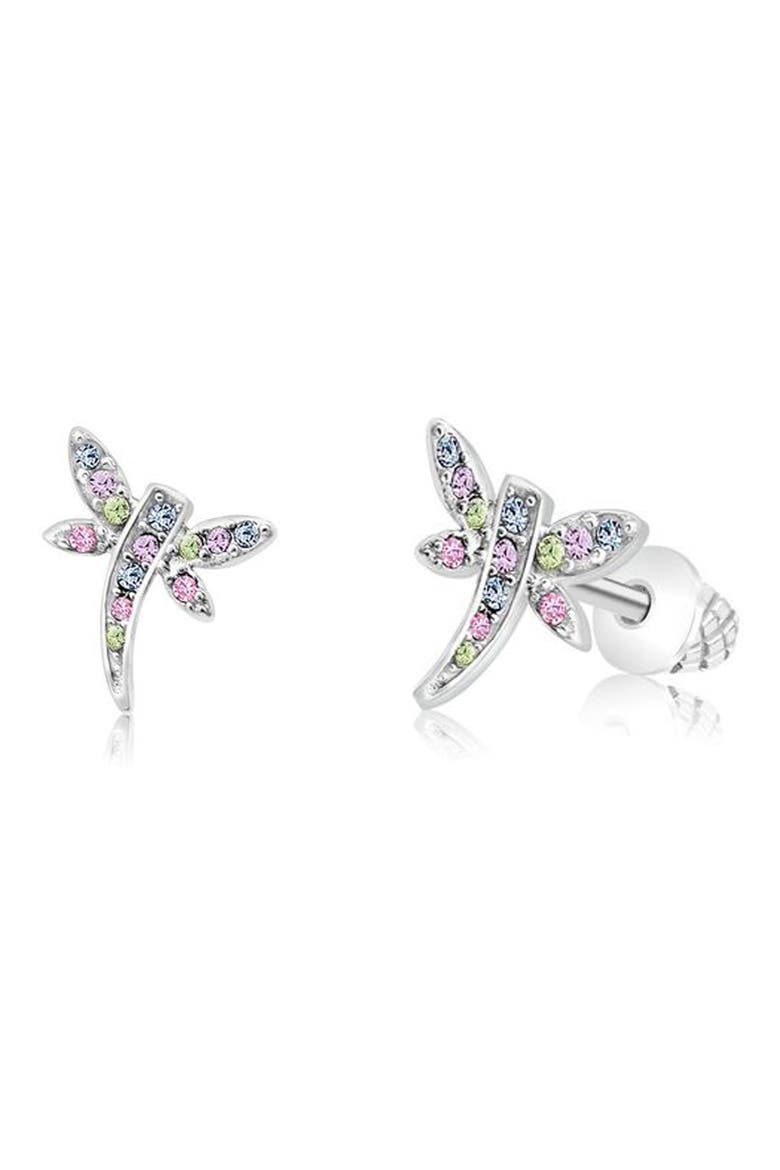 Kids' Dragonfly Stud Earrings, Main, color, PURPLE MULTI