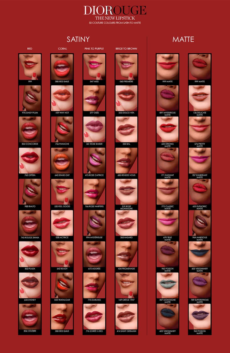 DIOR 'Rouge Dior Brilliant' Lipshine & Care Couture Colour, Alternate, color, 