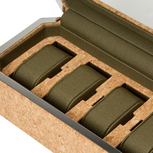 Wolf Cortiça 4 Piece Watch Box In Natural Cork
