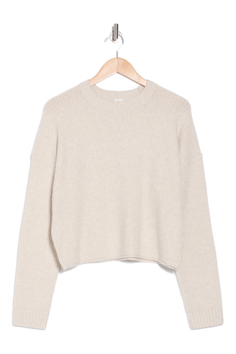 Cozy Crew Pullover Sweater, Alternate, color, BEIGE OATMEAL LIGHT HEATHER