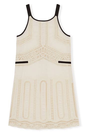 Reiss Kids' Crochia Sundress In Neutral